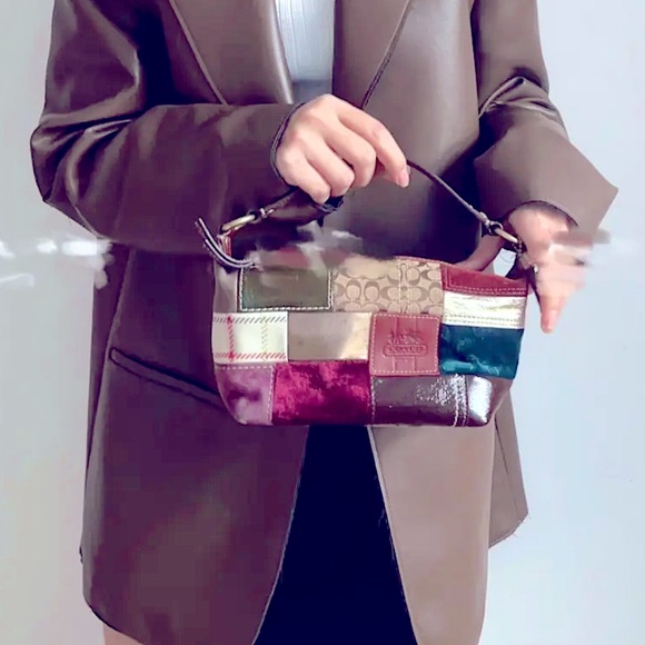 Coach vintage & RARE y2k patchwork demi bag no. 40928 - Picture 1 of 15